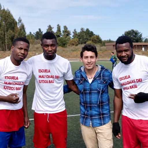 Psicólogo deportivo junto a atletas en proceso de entrenamiento mental